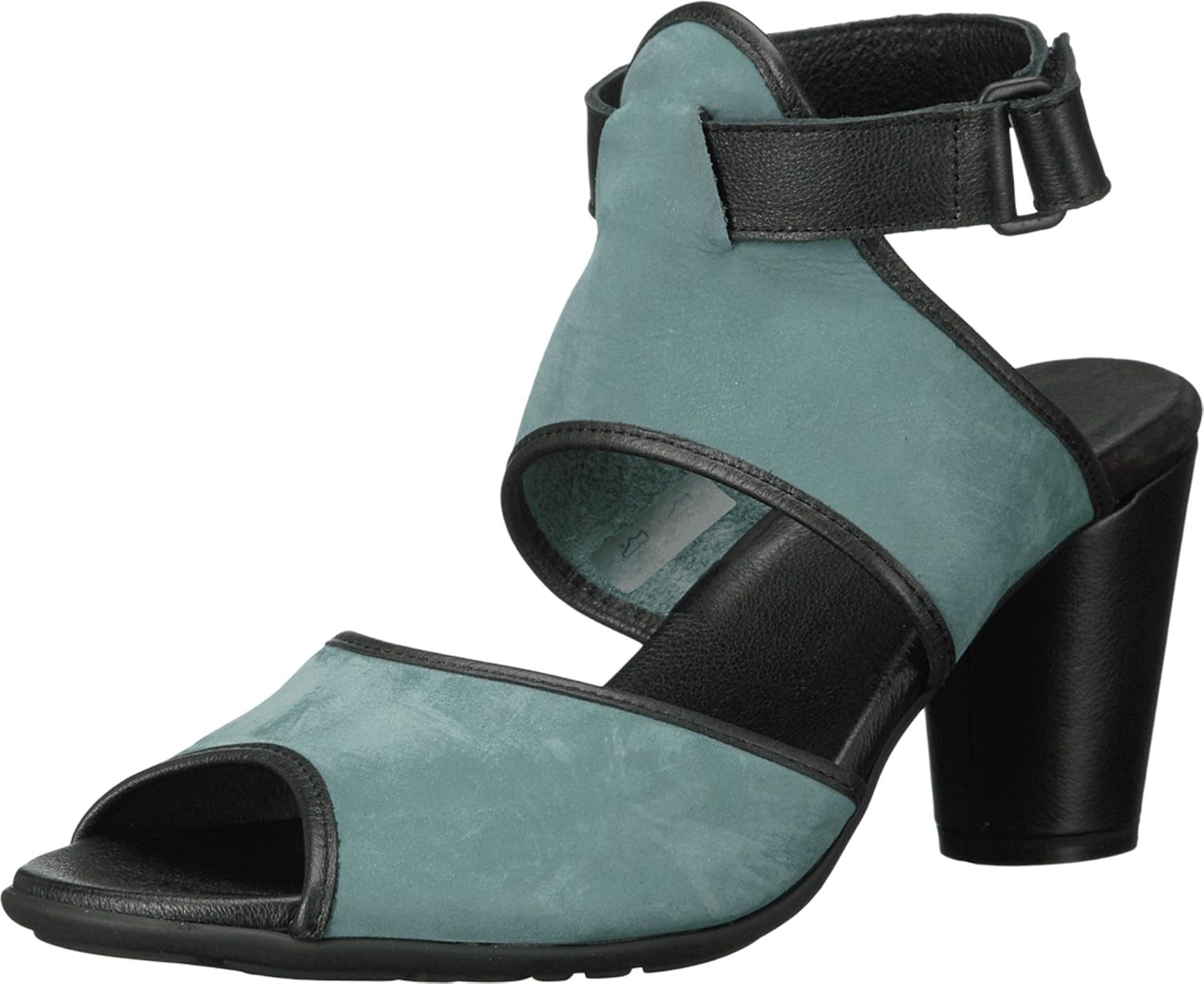 Amazon.com | Arche Women's Leiga Noir/Celadon Naka/Nubuck Shoe | Heeled Sandals