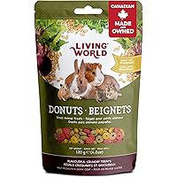 Living World Canadian Rabbit and Guinea Pig Donut Treats - 120g