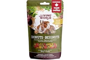 Living World Canadian Rabbit and Guinea Pig Donut Treats - 120g