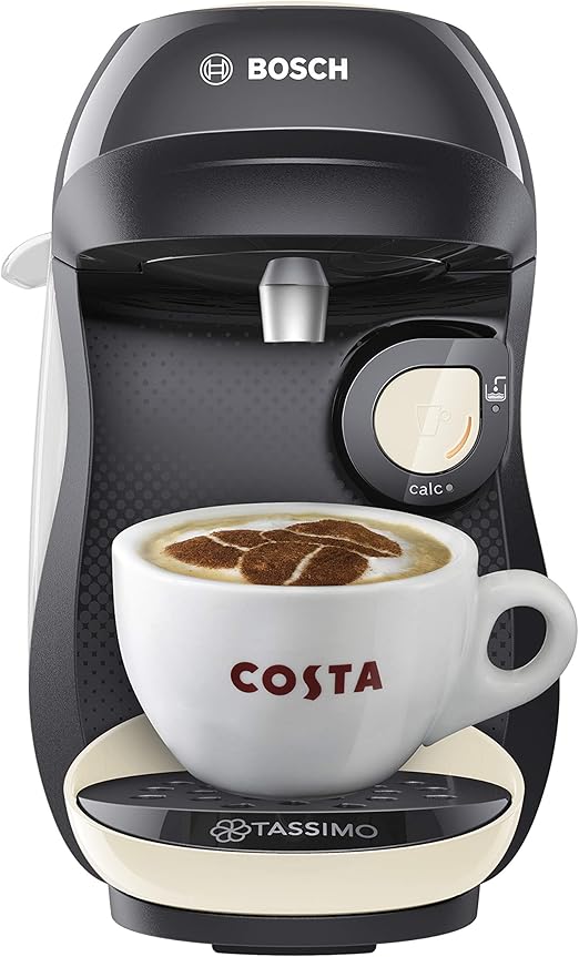 TASSIMO Bosch Happy TAS1007GB Coffee Machine 1400 Watt, 0.7 Litre