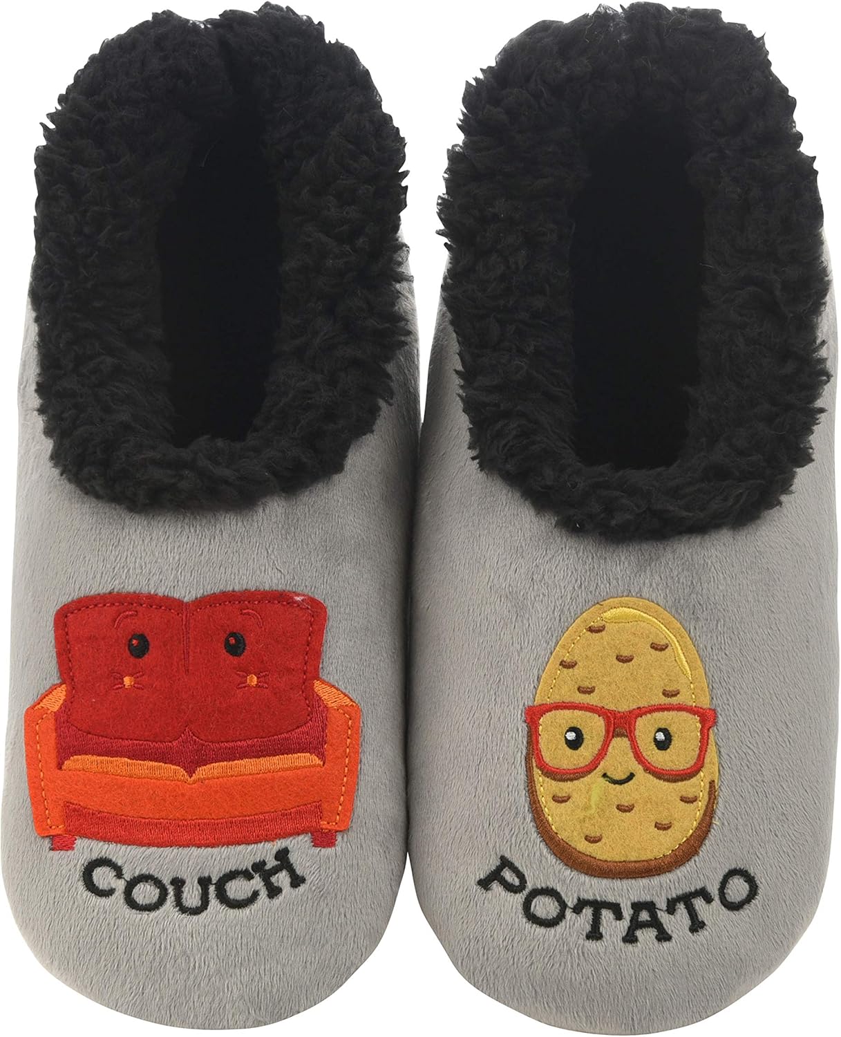 shoe slippers for men on Amazon Com Snoozies Mens Slippers Pairables House Slippers For Men Couch Potato Shoes