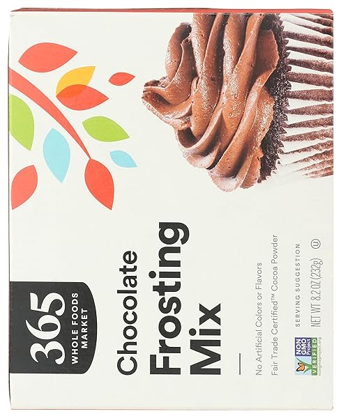 365 BY WHOLE FOODS MARKET, CHOCOLATE FROSTING MIX, 8.2 OUNCE