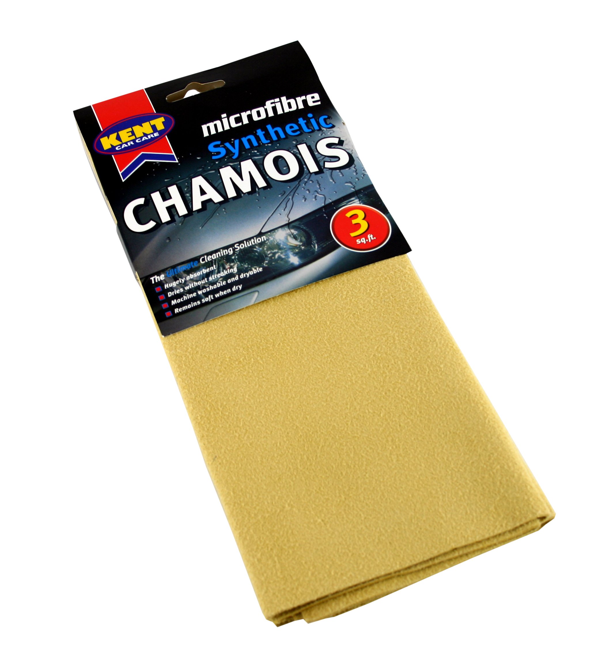Kent Car CareMicrofibre Synthetic Chamois 3 Sq Ft