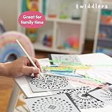 THE TWIDDLERS 35-Piece Mandala Dotting Tool Kit with Acrylic Paint Tray view 6