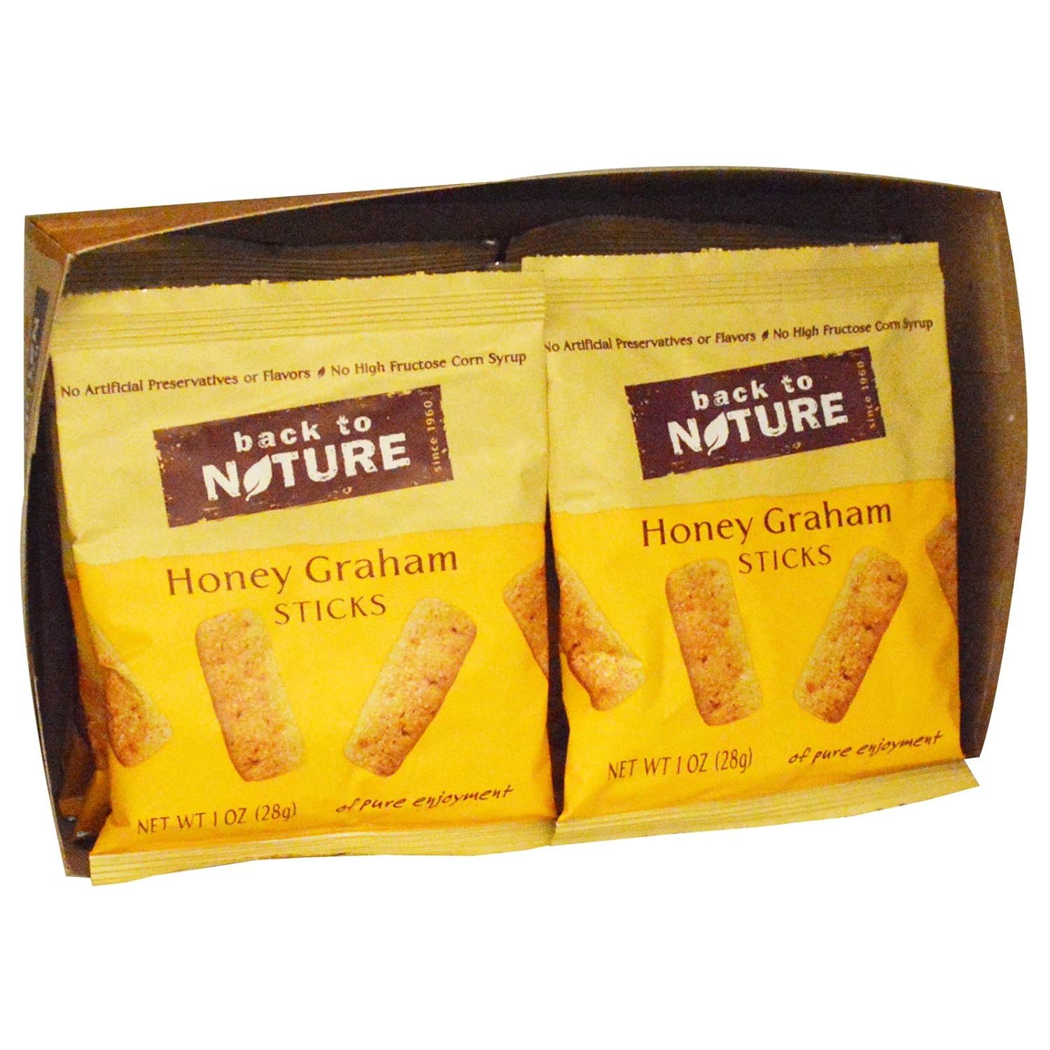 Back to Nature, Honey Graham Sticks, 8 Pouches, 1 oz (28 g