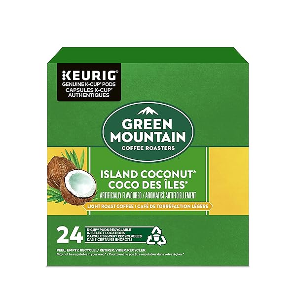 GREEN MOUNTAIN COFFEE ISLAND COCONUT K-CUPS 24 COUNT