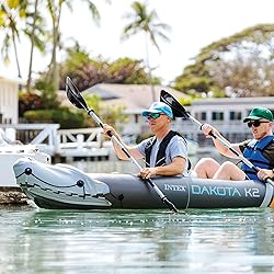 INTEX 2-Person Inflatable Kayak Set, Dakota K2 with