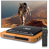 Blu-ray Player 1080P Full HD HDMI AV Output Dolby Audio USB Playback | Region A Blu-ray &amp; Region 1 DVD Support, Dolby Digital Audio, Compatible with Smart &amp; Older TVs, Includes Remote and Cables