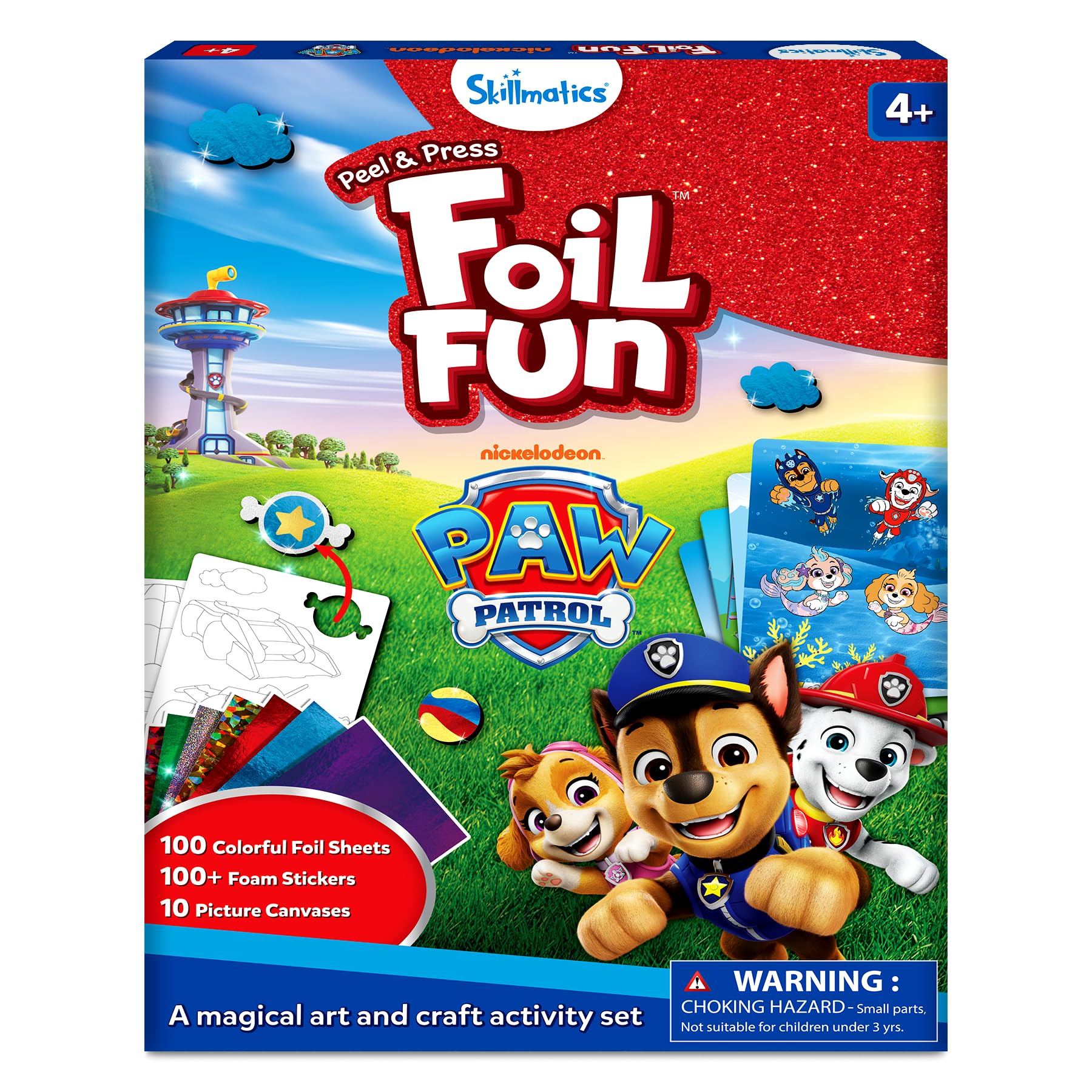 Skillmatics Foil Fun - PAW Patrol, Mess-Free Art