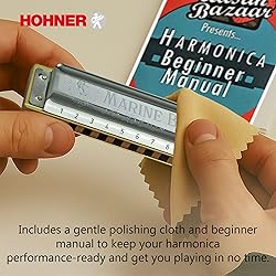 Hohner Marine Band 1896 Harmonica - Key of C Bundle