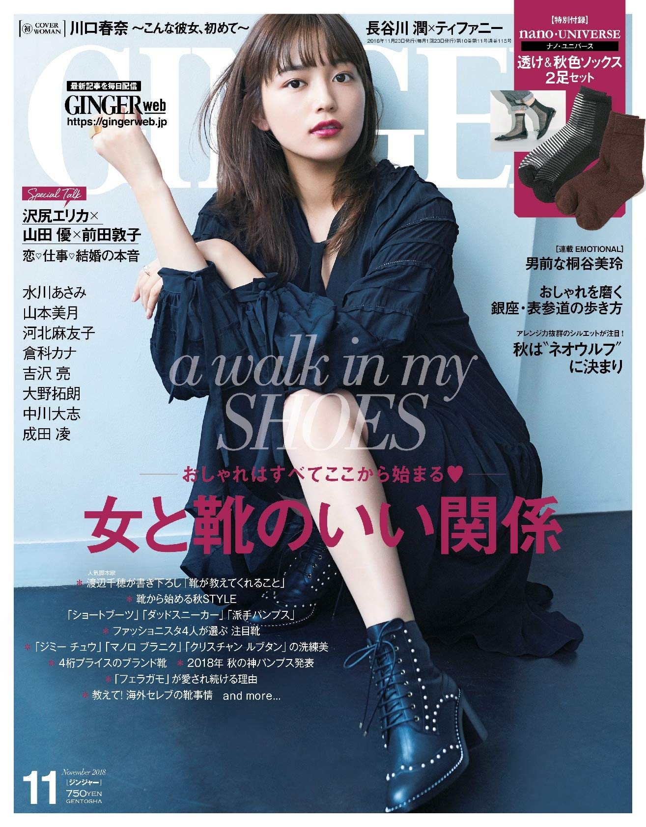 Ginger Ginger 18 11 Journal Japanese Magazine November Issue Gentosha Inc Amazon Com Books