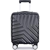 Travelhouse 16 Inch Carry On Luggage Airline Approved,Hardshell Small Carry Suitcases with 360° Spinner Wheels, Rolling Suitcase with TSA Approved