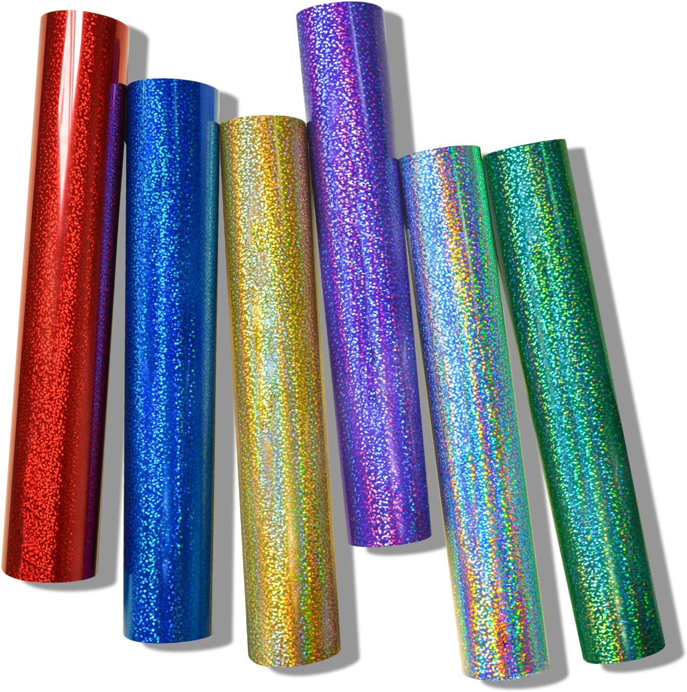 Glitter Adhesive Craft Vinyl Sheets 6 Permanent Adhesive Backed Vinyl 