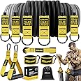 Resistance Bands for Working Out, 300lbs/360lbs Heavy Exercise Bands with Handles, Workout Bands for Men, Weight Bands Set for Muscle Training, Strength, Slim, Yoga, Home Gym Equipment