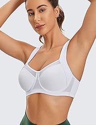 SYROKAN High Impact Sports Bras for Women No