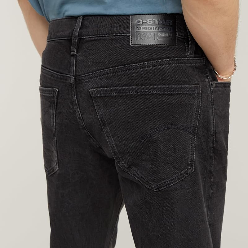 Mosa Straight Jeans Hombre, Negro (Worn In Black Obsidian D23692-b479-g756), 26W / 30L