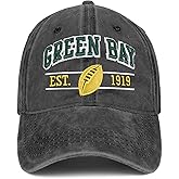 Football Hat for Men Women Vintage Embroidered City Hats Apparel Gifts Classic Baseball Cap