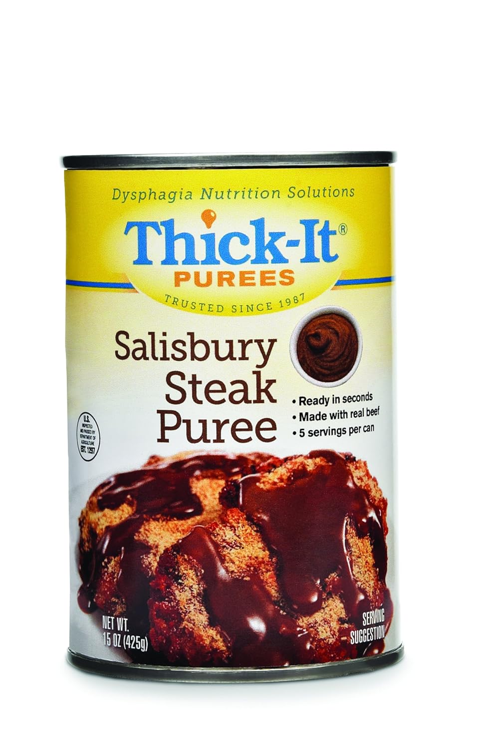 Thick-It Purees Salisbury Steak (Pack of 12)