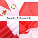 AhfuLife Austria Flag 5ft x 3ft Polyester Double Sided with Brass Grommets view 3