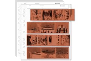 50PCS-YCCLDIPL Archival Storage Sheets - 120Negative Page Preservers for 120 Film (50 Archival Storage Sheets)
