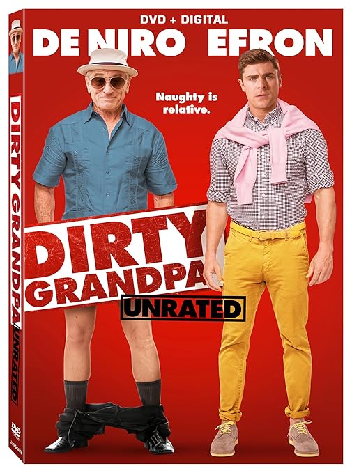 Dirty Grandpa (Unrated) [DVD + Digital] Robert DeNiro, Zac