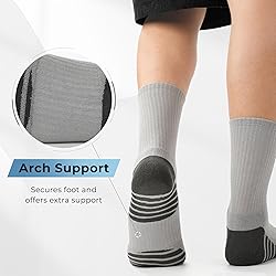 BAMBOO COOL Men's Crew Socks Athletic Running