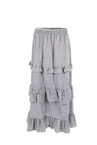 VICOLO Gonna Donna S Nero To20 Primavera Estate 20: Amazon.it ...