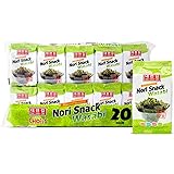 Daechun(Choi''s1) Wasabi Seaweed Snacks, 20 Pack, Product of Korea