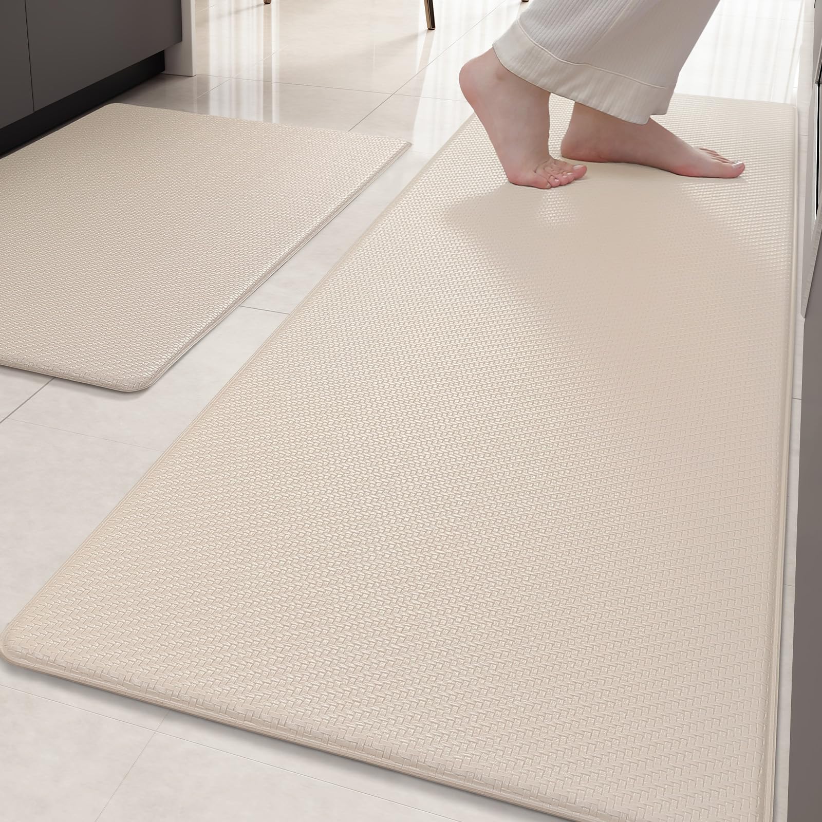 Color&Geometry Kitchen Mat [2 PCS] Cushioned Anti-Fatigue Kitchen Mats ...