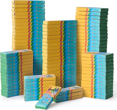 THE TWIDDLERS 100 Boxes Wax Crayons 400 Pieces Mixed Colours Four Pack