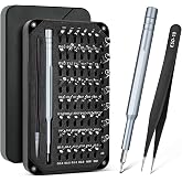 58-Piece Precision Screwdriver Set for Electronics &amp; Eyeglasses Repair | Tiny tools for watch, laptop, camera repair. Super durable, magnetic, non-slip grip. Includes compact portable case.