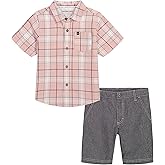 Calvin Klein Baby Boys Calvin Klein 2 Piece Woven Short Set