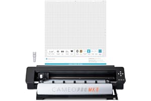 SILHOUETTE AMERICA Silhouette Cameo 5 pro MK II - 24" Cutting Mat, Power Cords, Built in Roll Feeder, Silhouette Studio Software