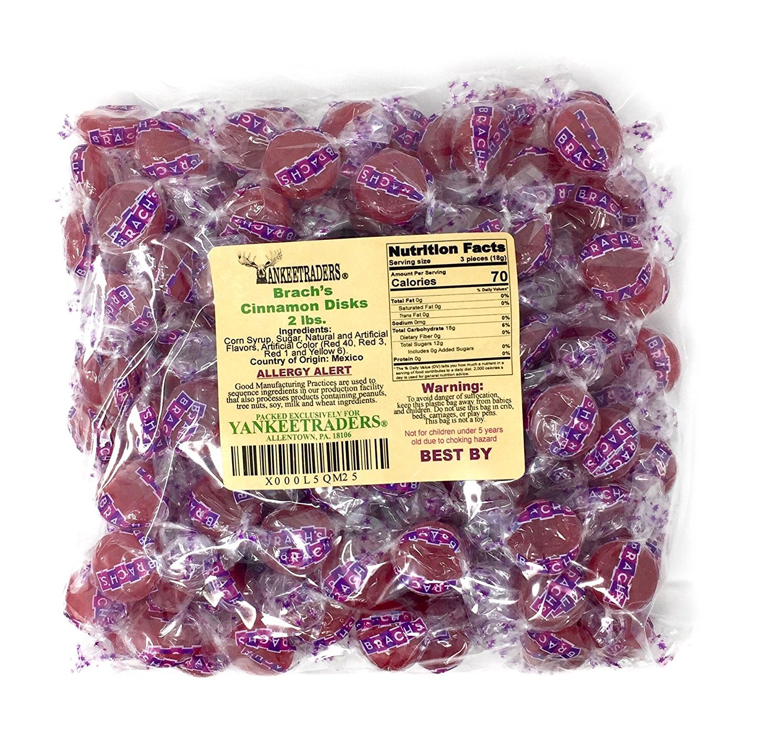 Brach's Cinnamon Candy 2 Pound Bag Packed by Yankee Traders eBay