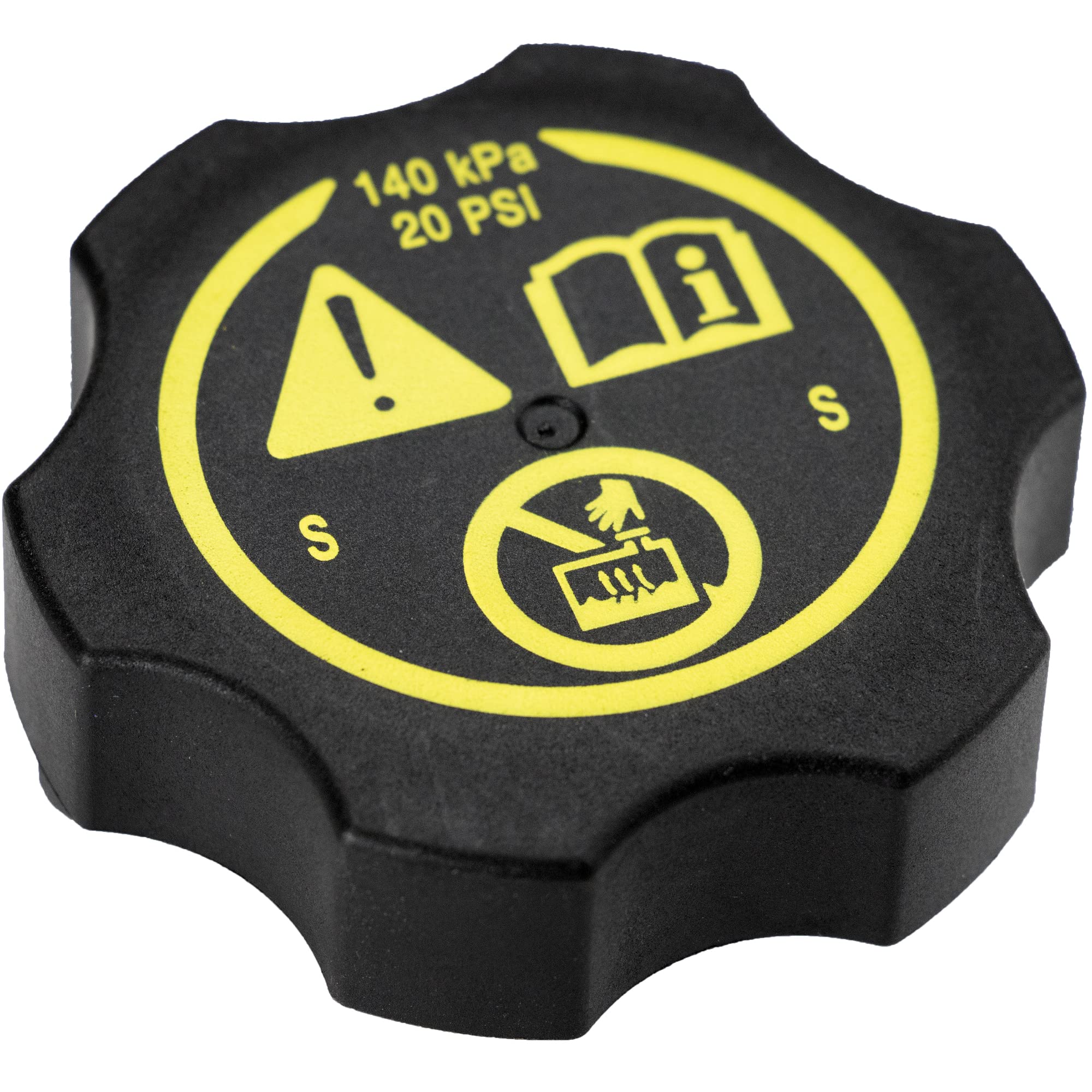 Photo 1 of 13502353 Coolant Reservoir Cap for Chevy GMC Buick Cadillac -Silverado 1500 2500 3500 Express Avalanche Suburban Captiva Cavalier Equinox Malibu Savana Sierra Yukon Radiator Surge Tank Cap