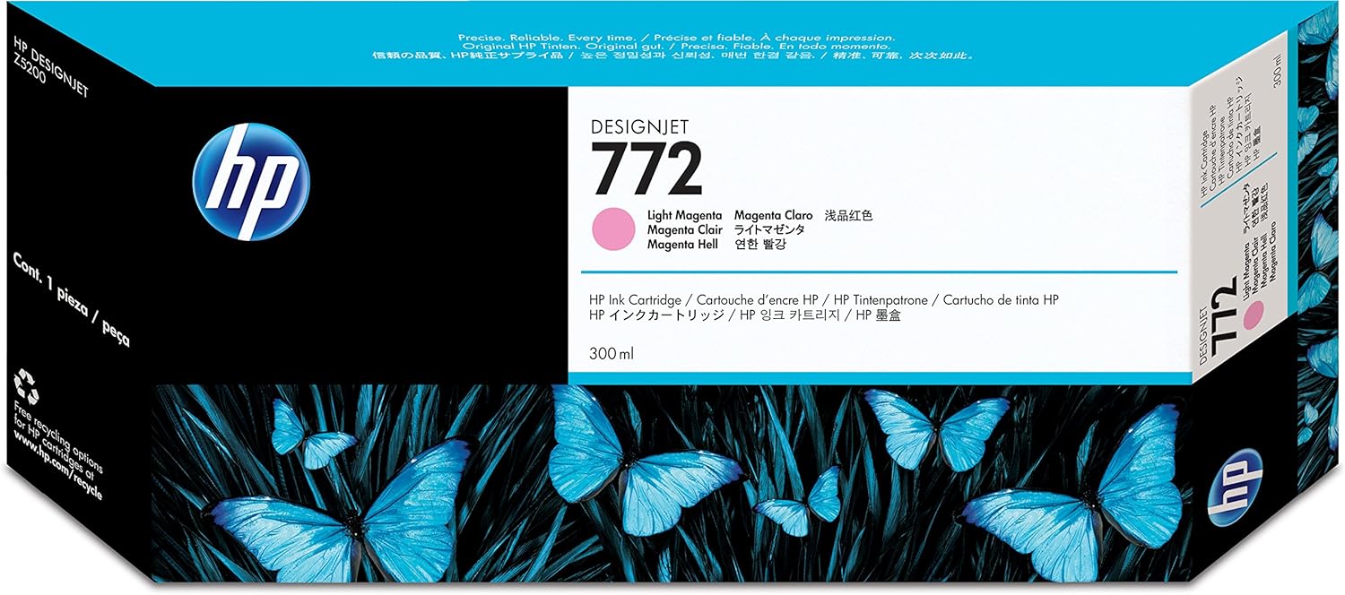 HP 772 300ml Designjet Ink Cartridge - Light Magenta