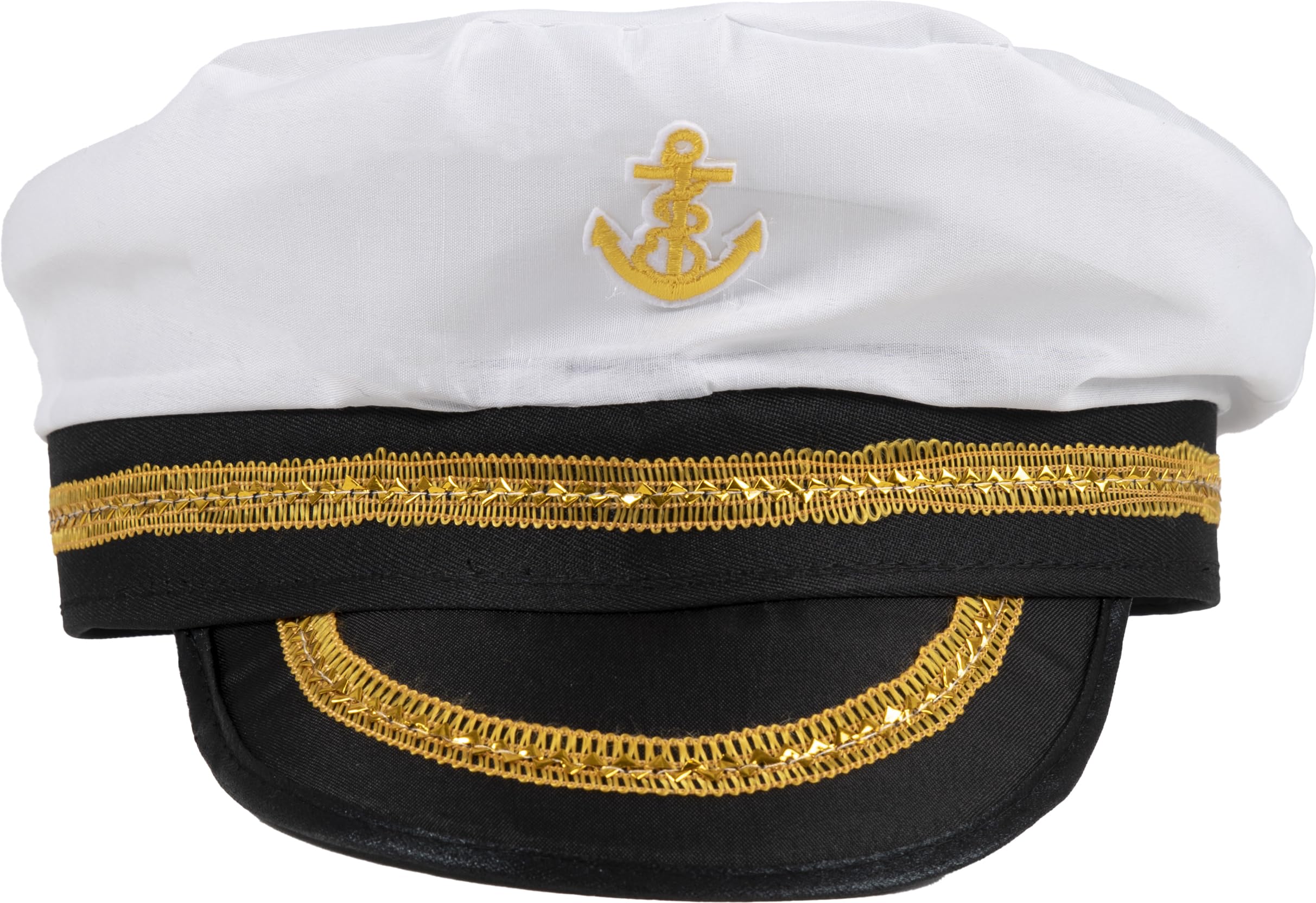 P'tit Clown 72390 Captain Adult Cap – White