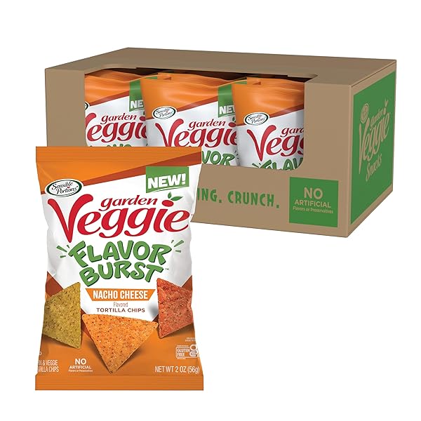 SENSIBLE PORTIONS GARDEN VEGGIE FLAVOR BURST TORTILLA CHIPS,...