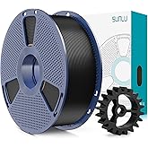 SUNLU PLA+2.0 3D Printer Filament, Black, 1KG | Upgraded PLA+ Filament 1.75mm, Tougher &amp; Stronger, Neatly Wound, +/-0.02mm Accuracy