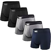 SAXX Underwear Co. Men's Underwear with Pouch Support Ultra Boxer Brief Fly, 5 or 7 Pack