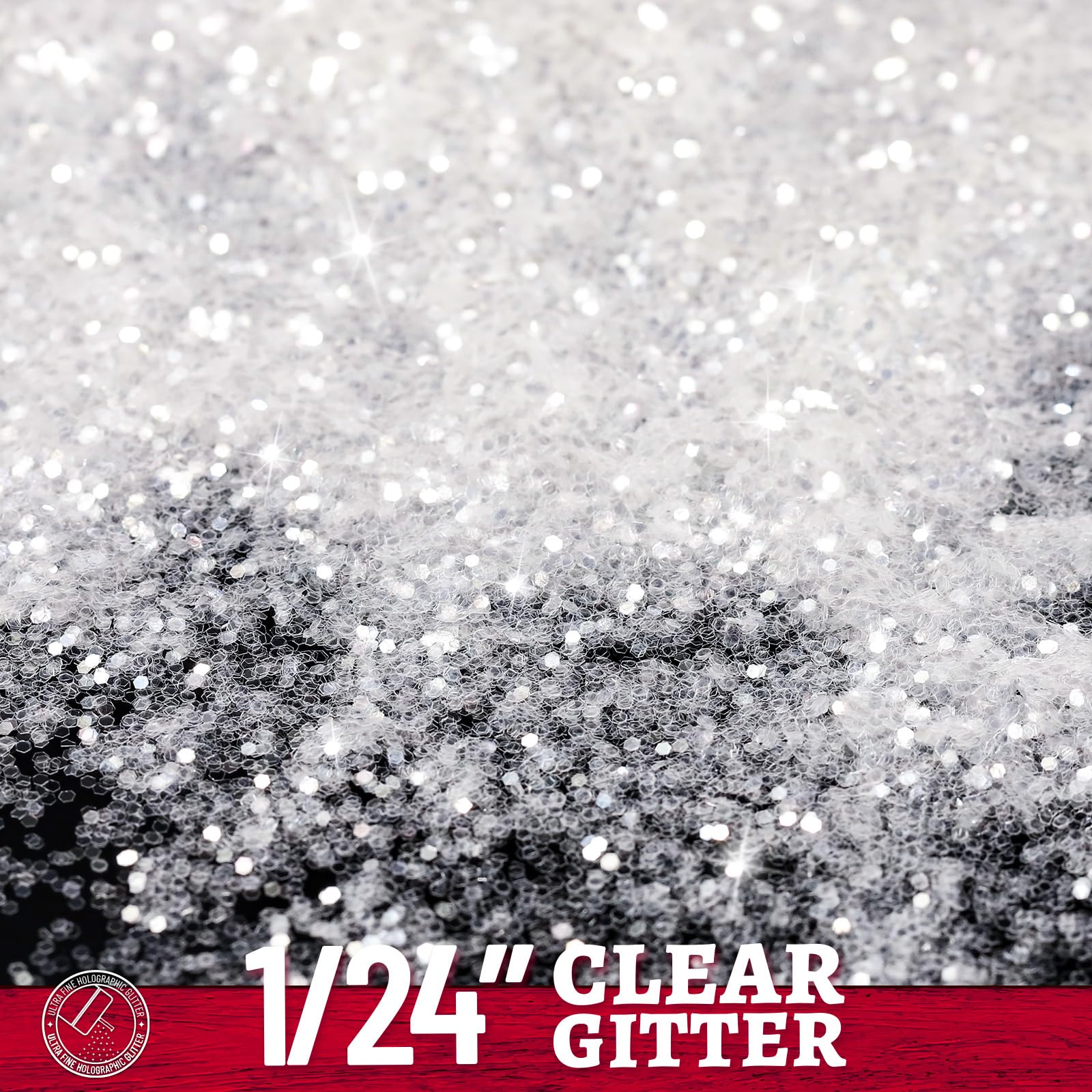 LEOBRO White Glitter, 150g/5.29oz Snow Chunky Glitter for Crafts, Resin, Clear Snow White Flakes, for DIY Tumbler, Hair Face Body Art, Party Christmas Decorations, 1/24