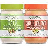 Primal Kitchen Avocado Oil Mayo Variety Pack- Includes 1 Original and 1 Chipotle Lime, Gluten and Dairy Free, Whole 30 and Pa