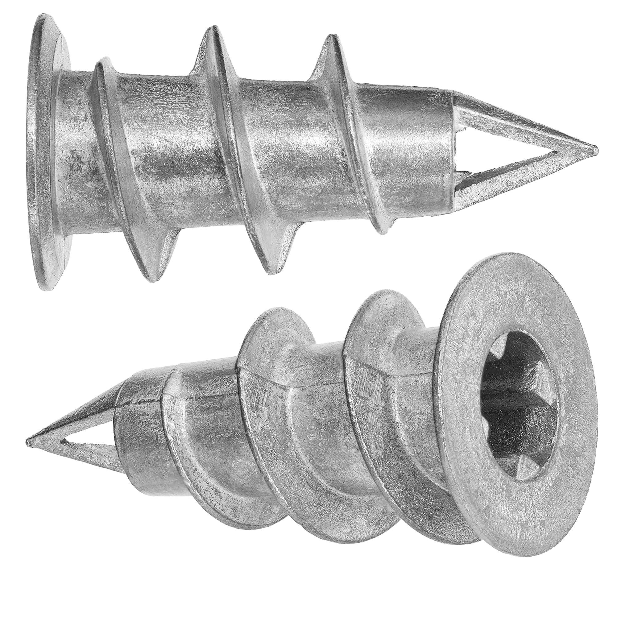 Plasterboard Wall Plugs (Pack of: 10) Fixing Heavy Duty Rawl Plug Metal Anchor Self Drilling Metal Self-Drill Plasterboard Fixings
