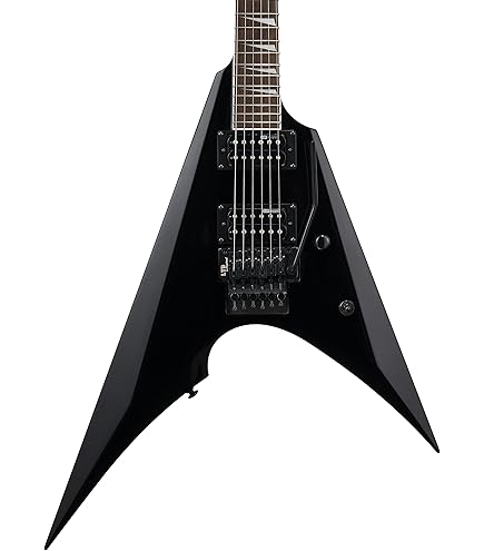 Amazon.com: ESP LTD Arrow Black Metal - Black Satin : Musical