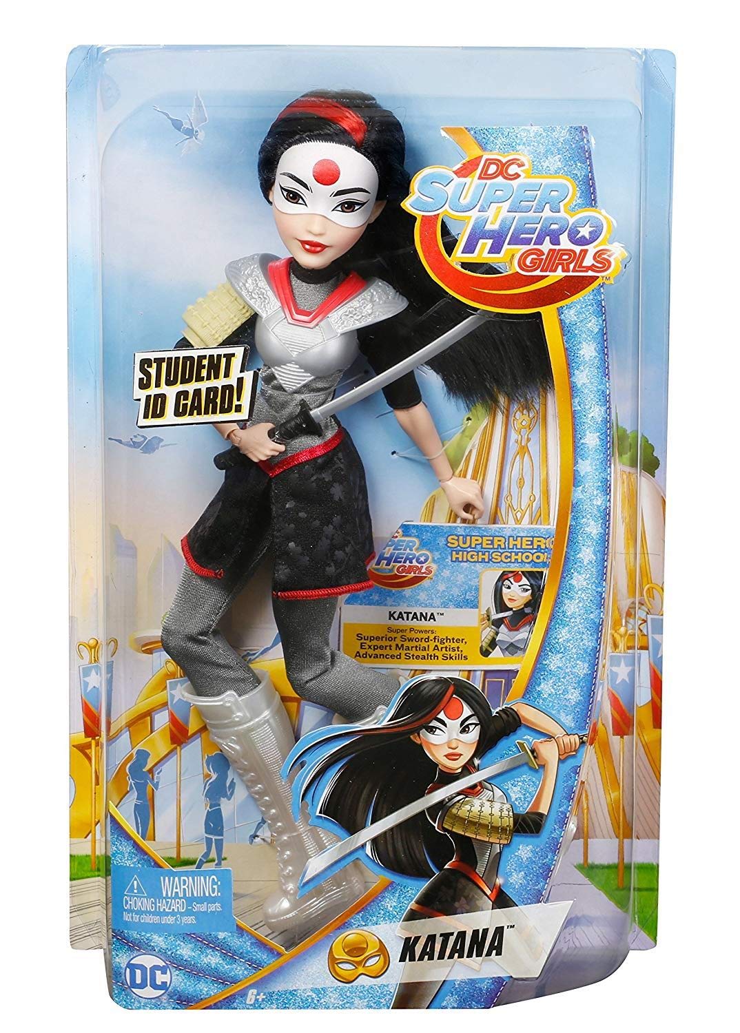 DC Super Hero Girls FDJ30 Katana Action Figure Doll
