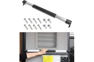 SCUARI RV Screen Door Handle,RV Door Handle,Car Accessories RV Screen Door Handle Grab Bar,Adjustable from 21-5/8 to 28-5/8 Inch RV Camper Screen Door Handle,Fit for Travel Trailer Camper Motorhome