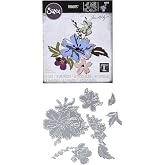 Sizzix Thinlits Die 665210 Brushstroke Flowers #2 by Tim Holtz 8 Pack