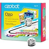 Ozobot Ozo at Home: Interactive STEM Coding Robot for Kids Ages 5+, Screen-Free Learning with Color Code Markers, Blockly Programming, Includes Charging Cable &amp; Protective Case, Homeschool Approved