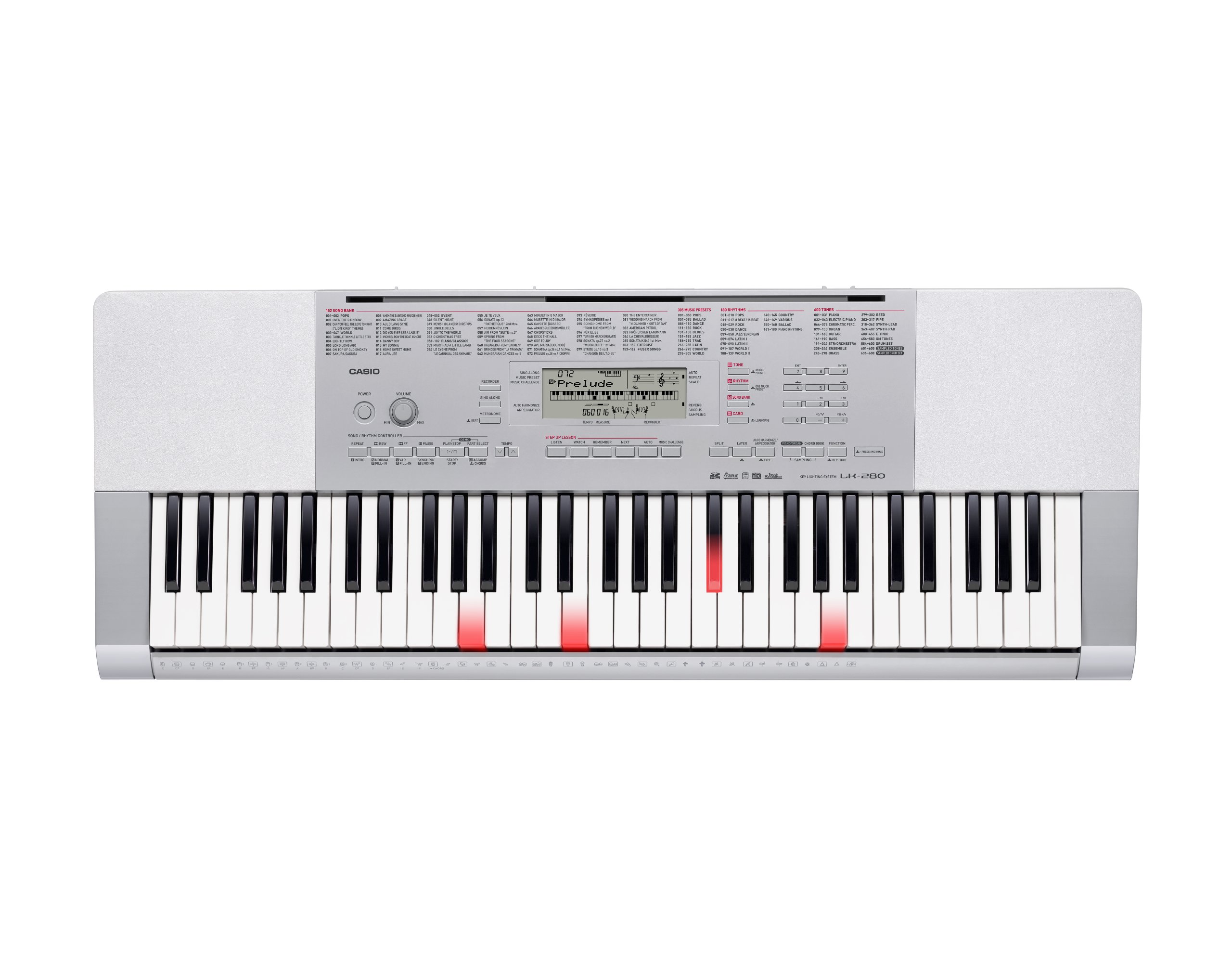 Casio LK280 61Lighted Key Touch Sensitive Personal Keyboard Buy