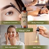 Essican Purelife Pure Castor Oil 100ml for Eyelashes Hair Skin Beard Nails view 4